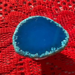 Agate stone phone stand handmade